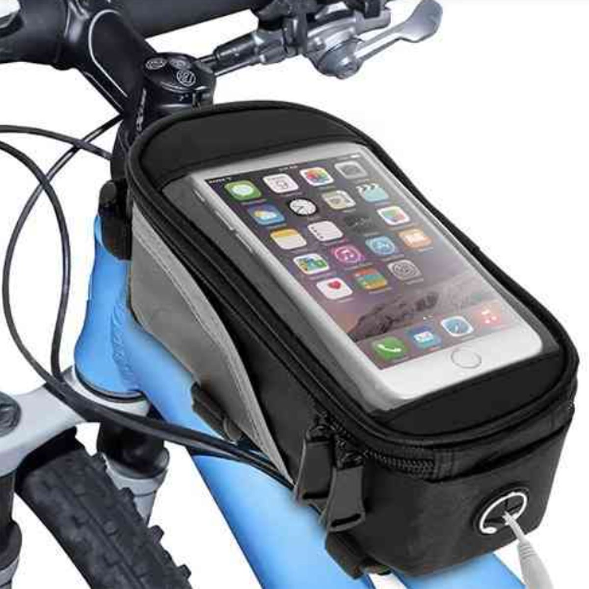 GENERICO - Pack X3 Bolso Para Bicicleta Porta Celular Touch