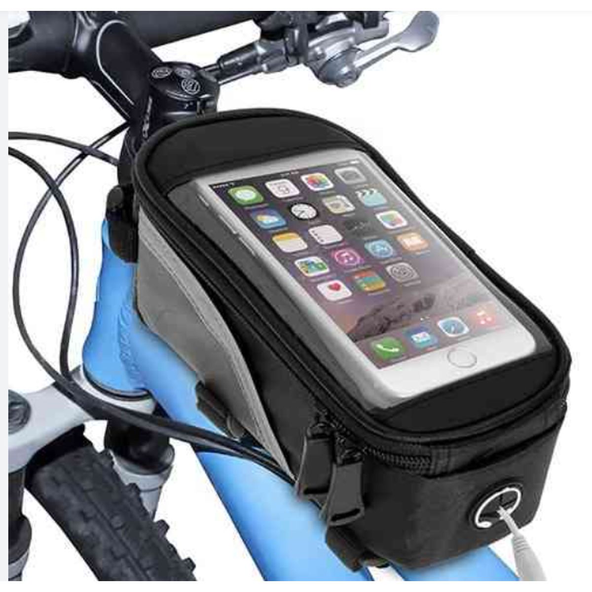 GENERICO - Pack X3 Bolso Para Bicicleta Porta Celular Touch