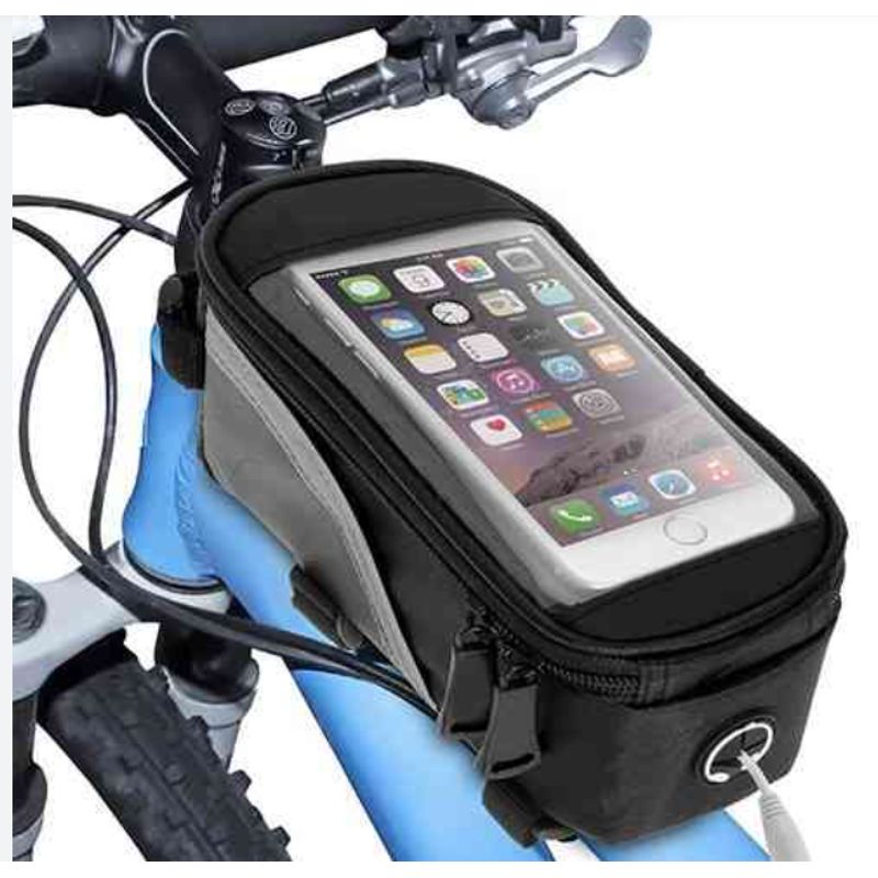 GENERICO - Pack X3 Bolso Para Bicicleta Porta Celular Touch