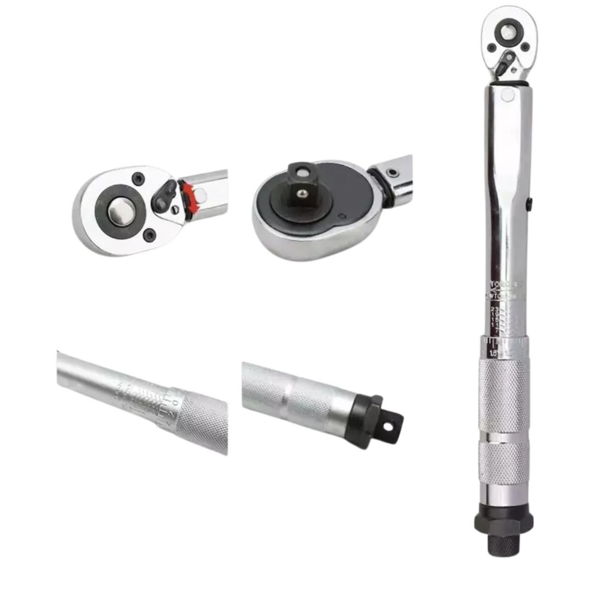 GENERICO - Set de Llaves de Torque 11 Piezas 1/4 Pulgada de 5-25 Nm