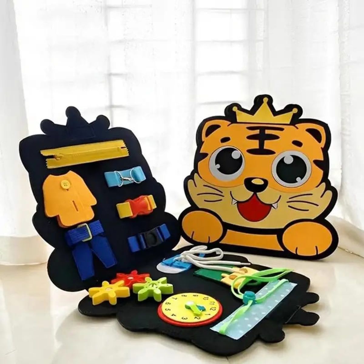 OEM - TABLERO SENSORIAL DE ESTIMULACION MONTESSORI GATO