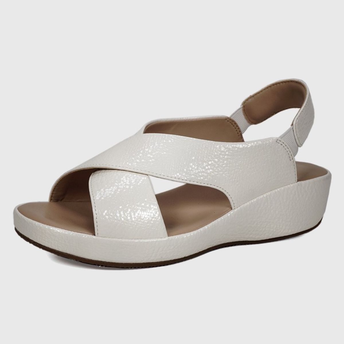 EDA MANZINI - Sandalia Tissina Blanco EDA MANZINI