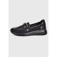 Mocasín Cuero Zully Negro