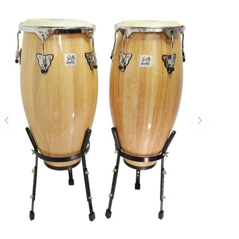 RMX - Set Conga 10 - 12 Tnsu10-12 Natural + Stand Tumbao