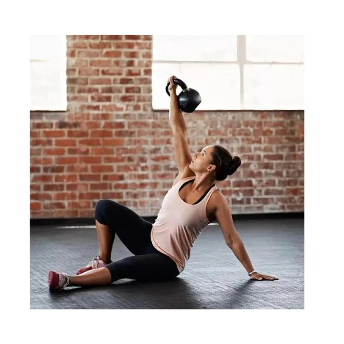 GENERICO - Pesa Rusa Kettlebell 16kg Entrenamiento Crossfit Fitness