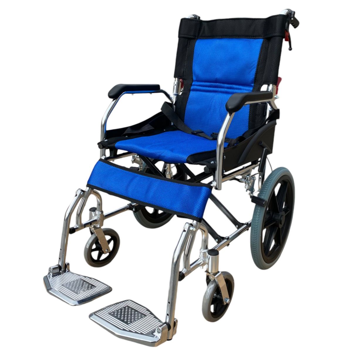 PROCHEF - Silla de Ruedas Aluminio Ultra Liviano Aro 16-Azul