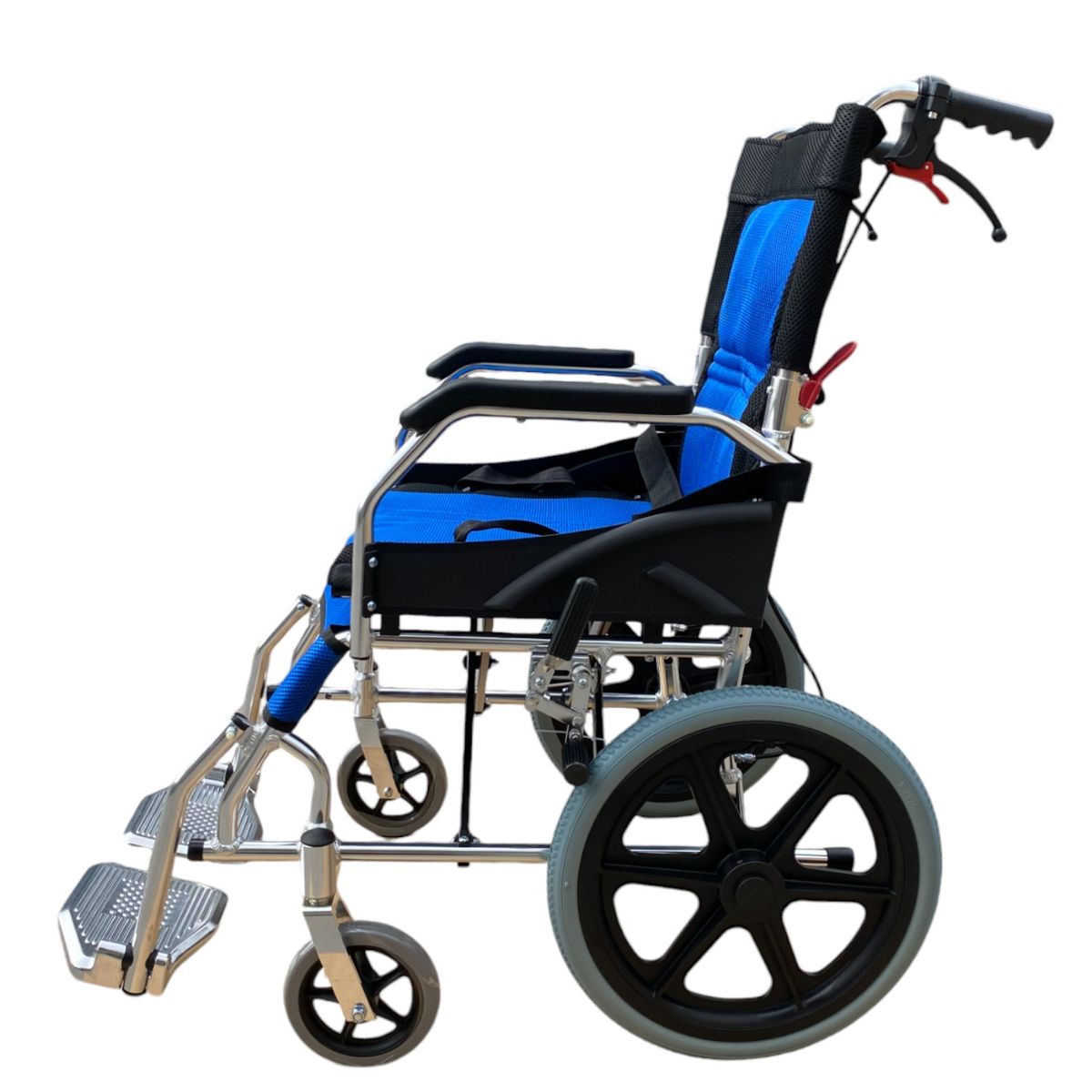 PROCHEF - Silla de Ruedas Aluminio Ultra Liviano Aro 16-Azul