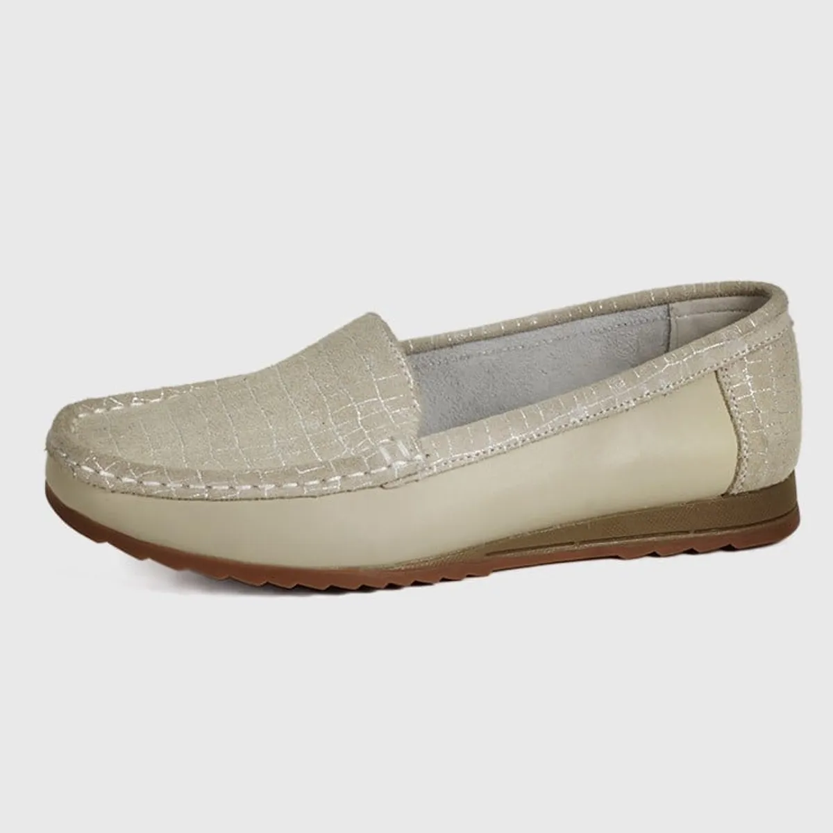 DEGAS - Mocasín Cuero Ethel Beige DEGAS