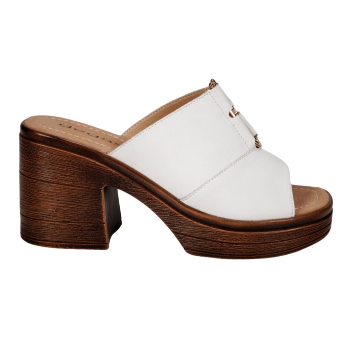 DEGAS - Sandalia Cuero Wilany Blanco DEGAS