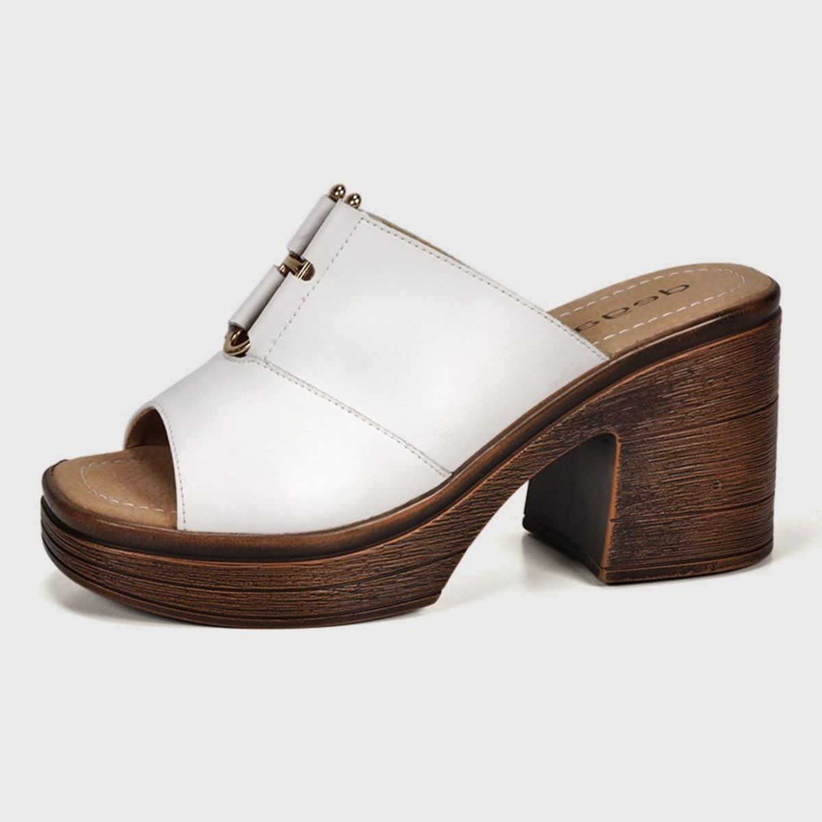 DEGAS - Sandalia Cuero Wilany Blanco DEGAS