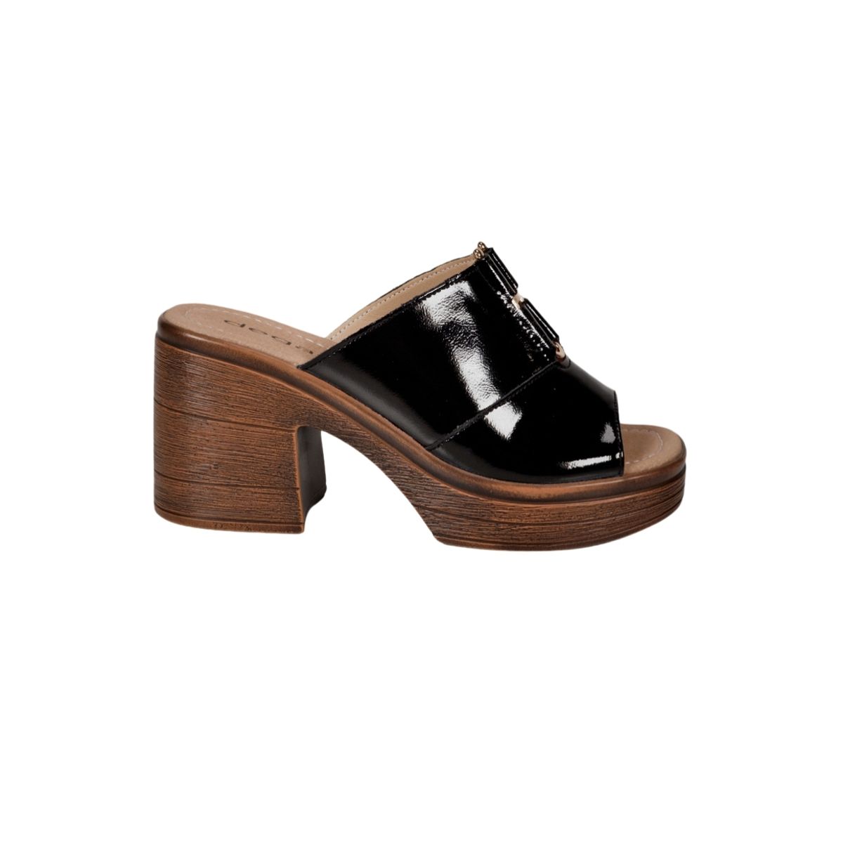 DEGAS - Sandalia Cuero Wilany Negro DEGAS