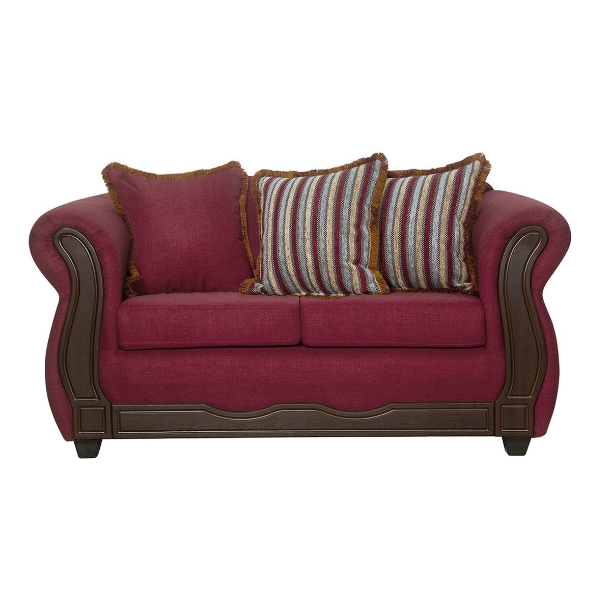 BLACK FACTORY - Sofá 2 Cuerpos Sofia Burdeo