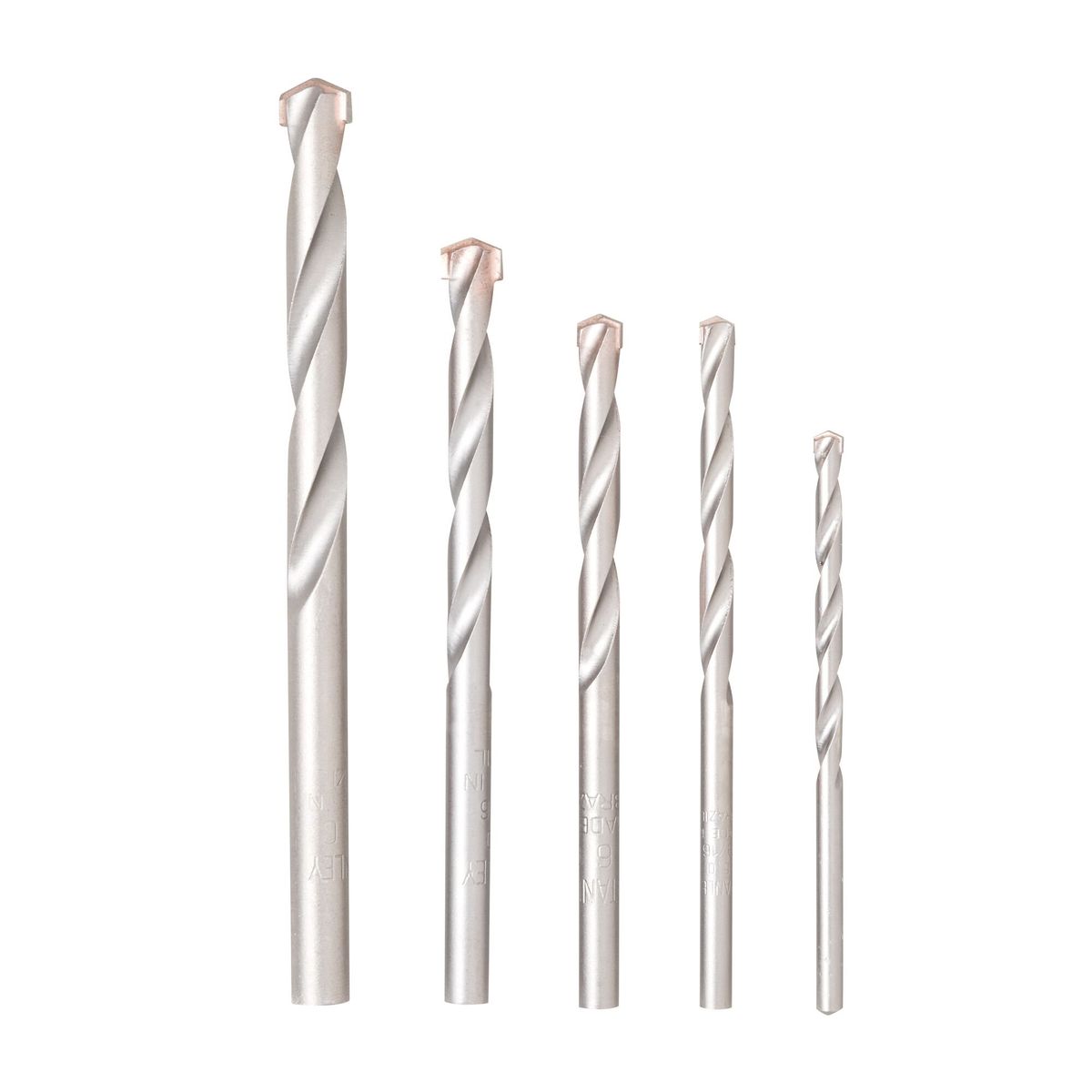 STANLEY - Set 5 brocas p/concreto 4, 5, 6, 8 y 10mm STANLEY ST5005