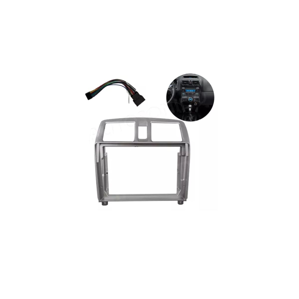 GENERICO - Adaptador Bisel Radio Brillance Fsv De 9 Pulgadas + Arnes