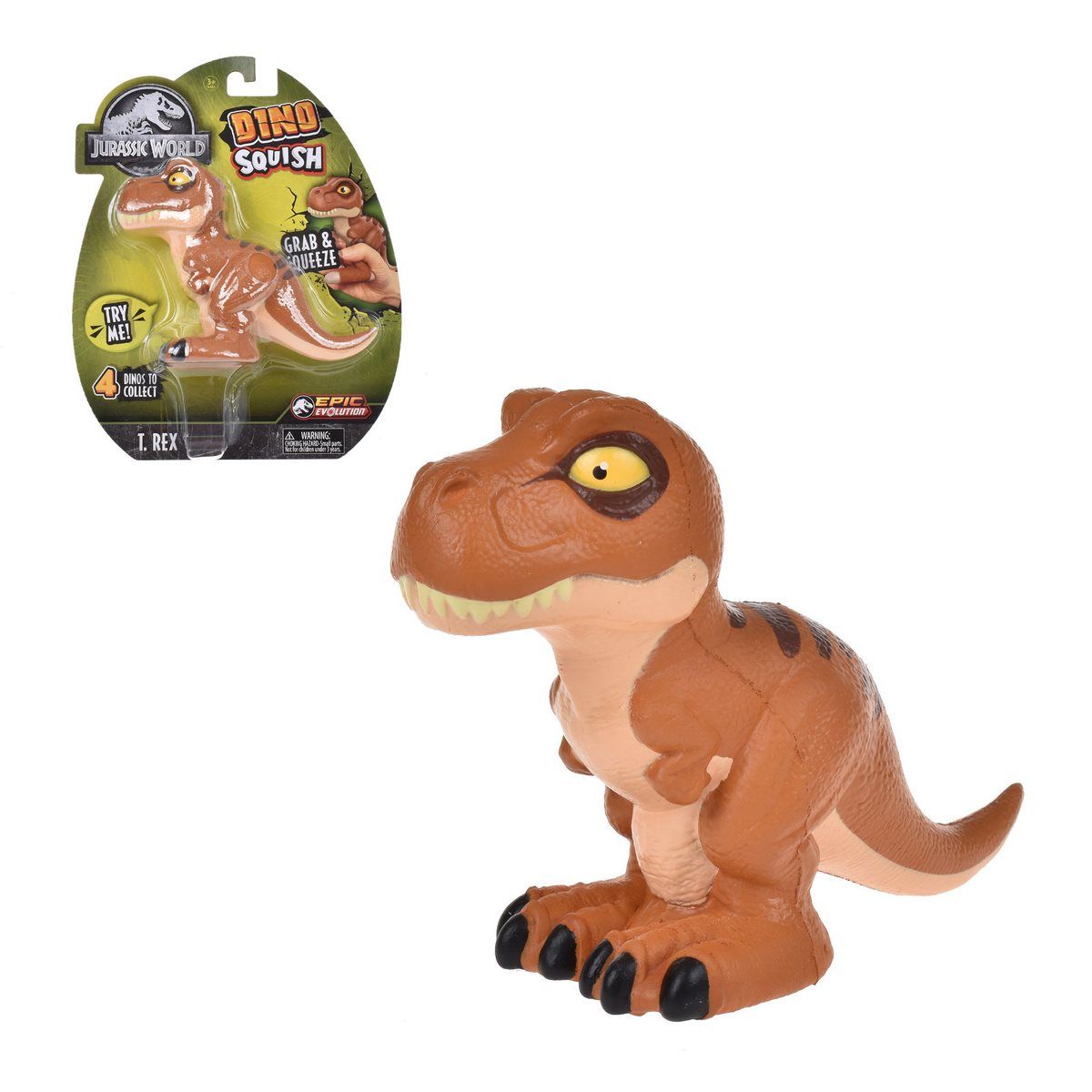 JURASSIC WORLD - Peluche Jurassic World T Rex colección squishies