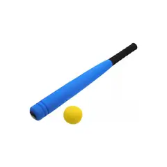 GENERICO - Bate De Beisbol Soft 60 Cm De Practica Con Pelota Para Niños