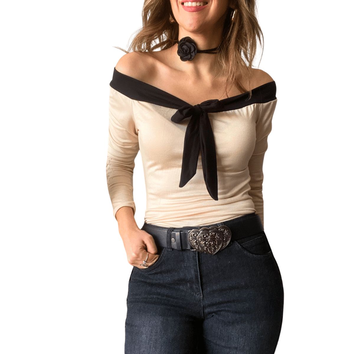 ME MATO TIENDA - Polera mujer sin hombros tienda Me Mató