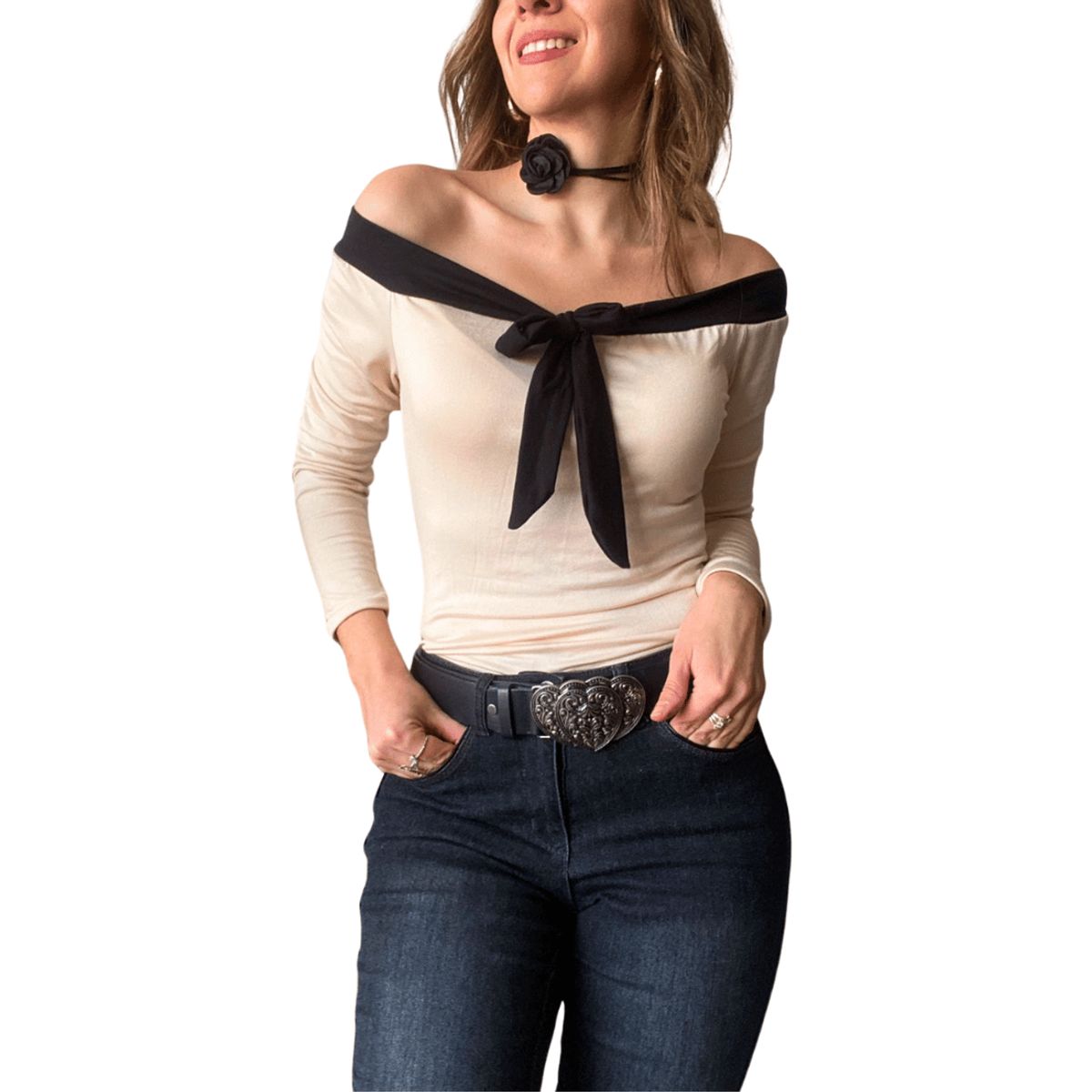 ME MATO TIENDA - Polera mujer sin hombros tienda Me Mató
