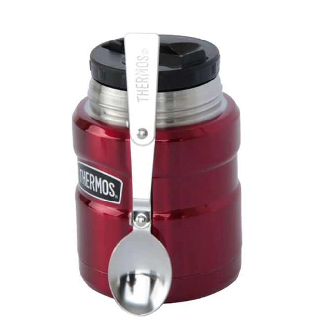 THERMOS - Termo Comida 470ml King Acero Inoxidable ROJO