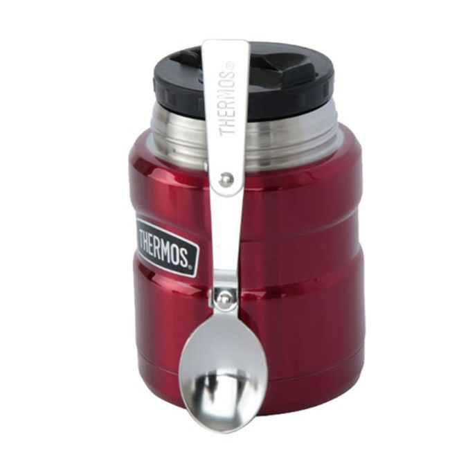 THERMOS - Termo Comida 470ml King Acero Inoxidable ROJO