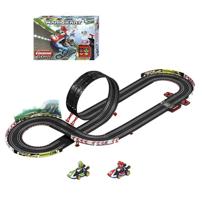 NINTENDO - Pista Nintendo Mario Kart De 4,9mts Y Autos Escala 1:43 Con