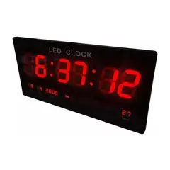 GENERICO - Reloj de Pared Grande Digital LED con Temperatura y Fecha