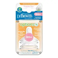 DR BROWNS - Pack Tetinas Boca Ancha Options+ Prematuro