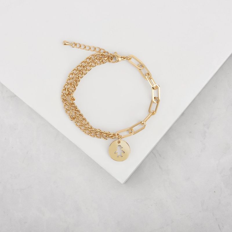 BY LAS CAYETANAS - Pulsera Colección VIDA  un dije niña
