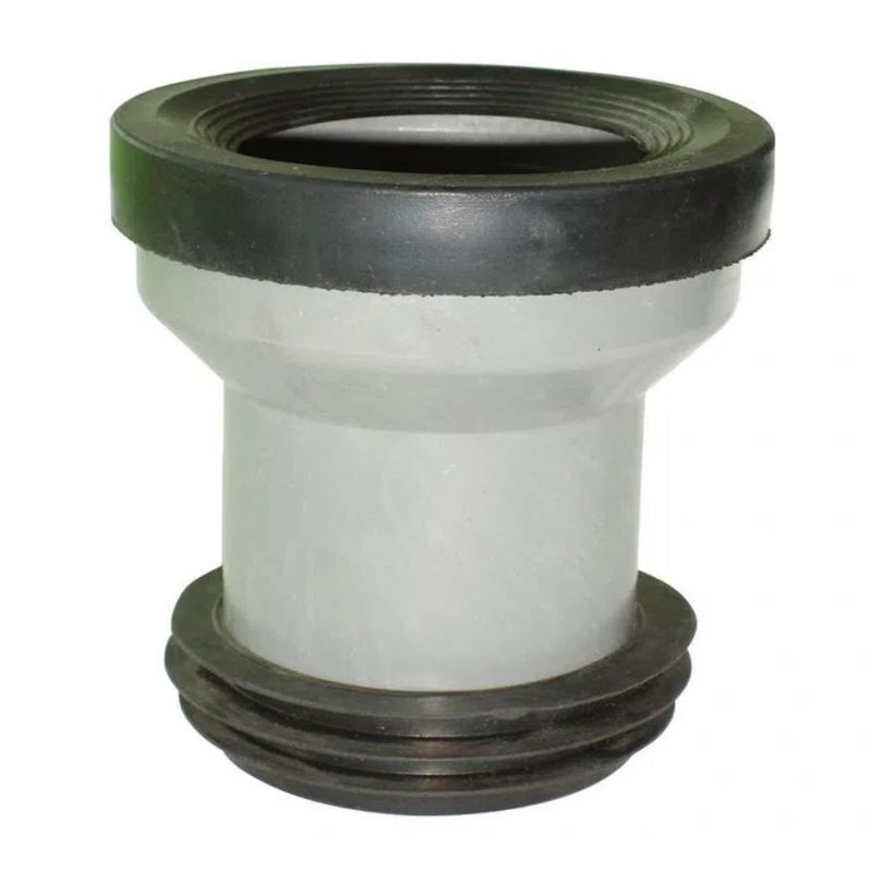 GENERICO - Manguito Wc Con Junta Y Adaptador A 110mm Concentrico