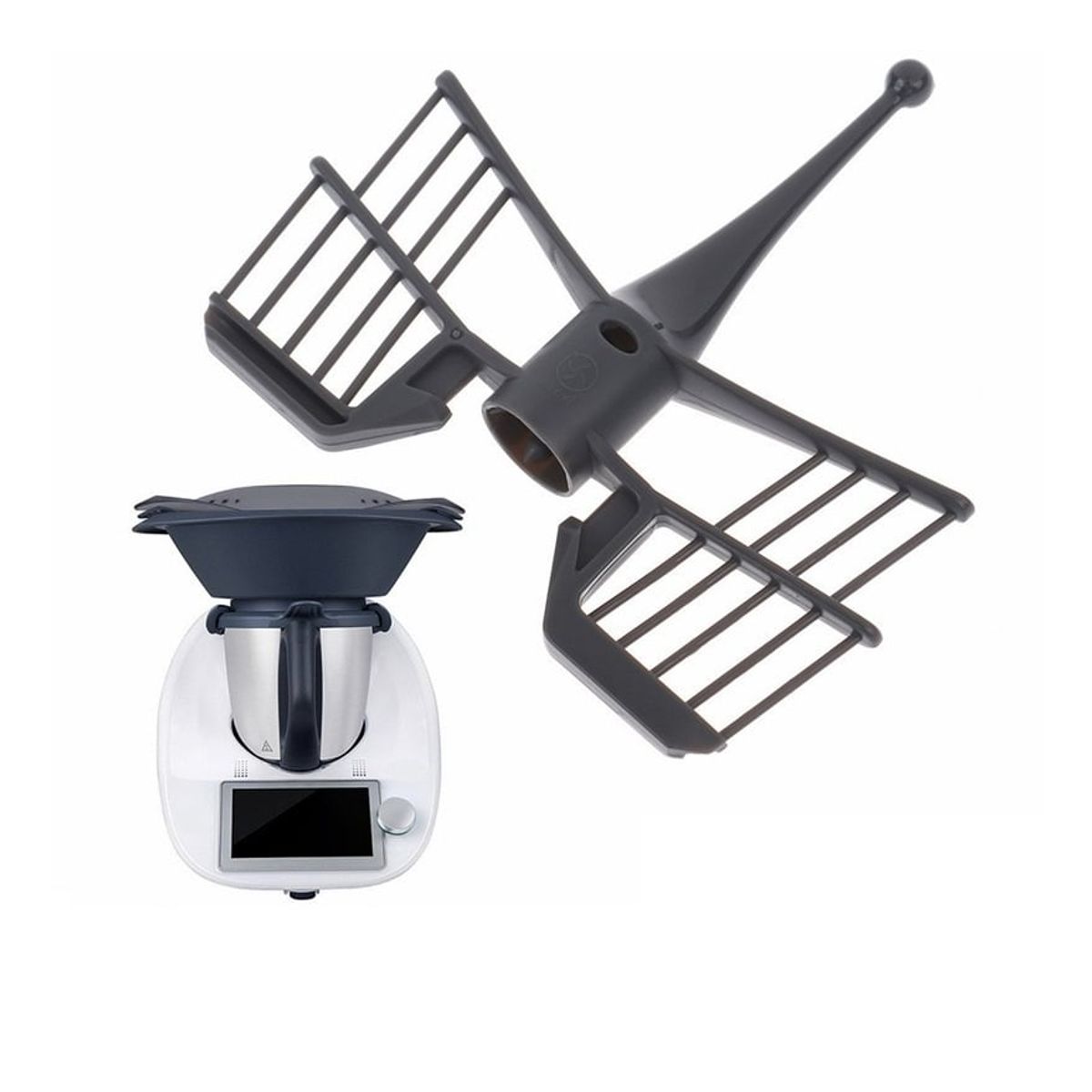 GENERICO - Batidor Mariposa Para Robot Thermomix Tm6 Tm5 Tm31