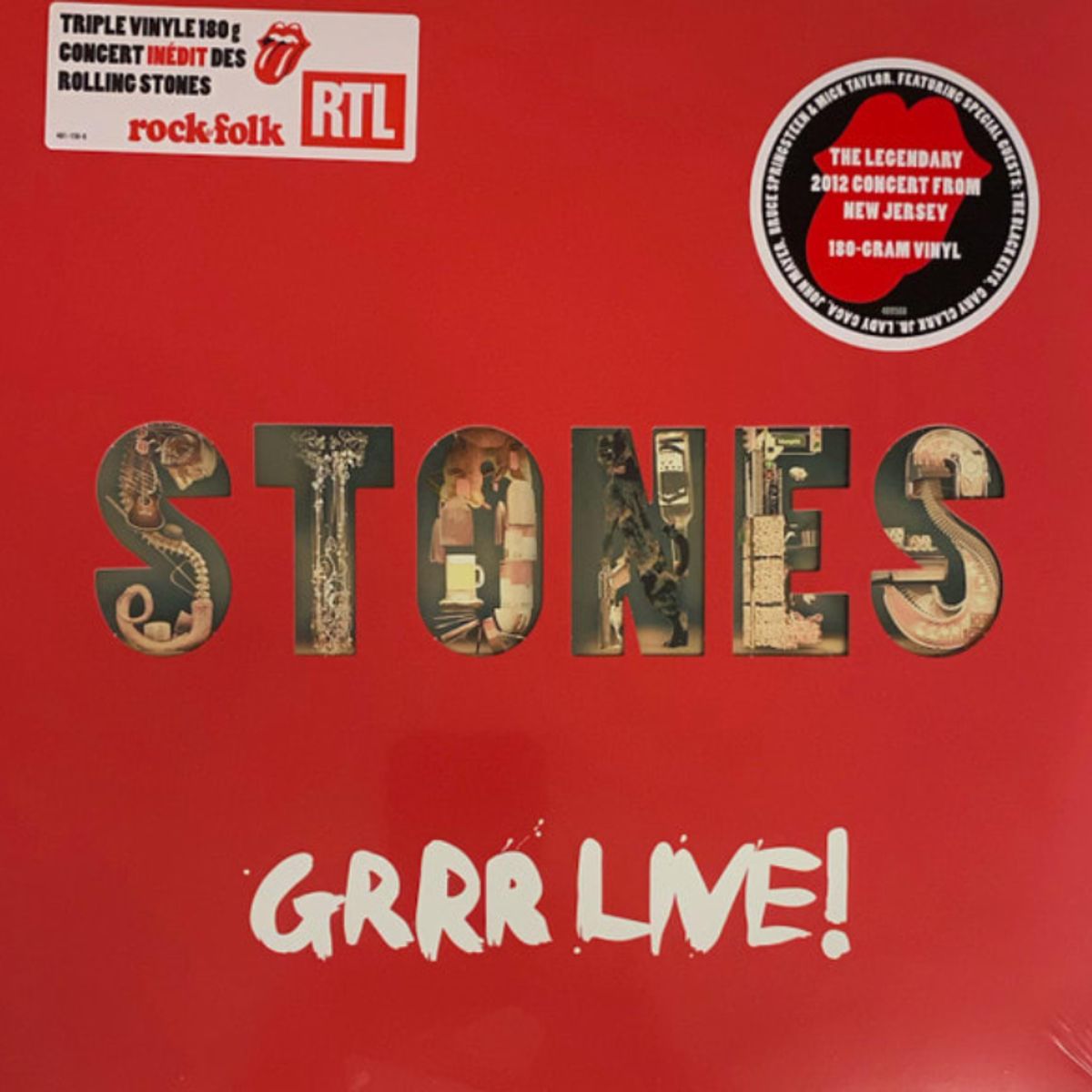GRUPO LASER DISC - VINILO THE ROLLING STONES CRRR LIVE 3LP