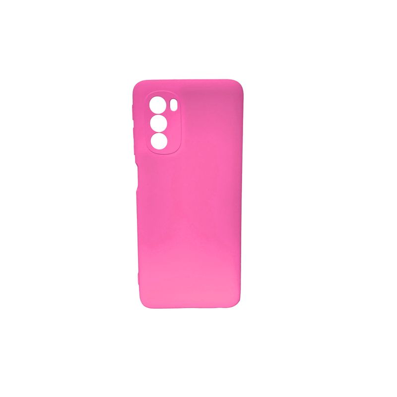 JOIGO - Carcasa Funda  Para Motorola G51 Goma Fucsia.