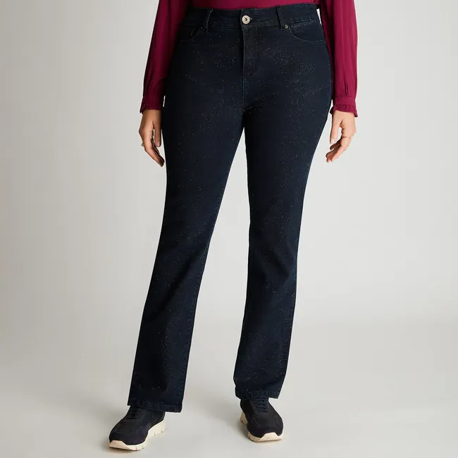 CURVI - Jeans Azul Recto Push Up CURVI