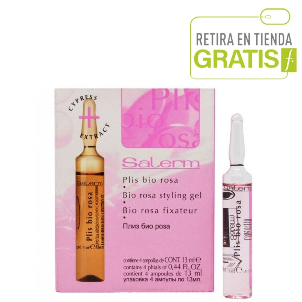 SALERM - SALERM Pack 4 Ampollas Capilares Fijación para Peinados