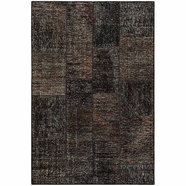 RUGS CL - Alfombra Rugscl Patchwork Negro 134x201 6937AT