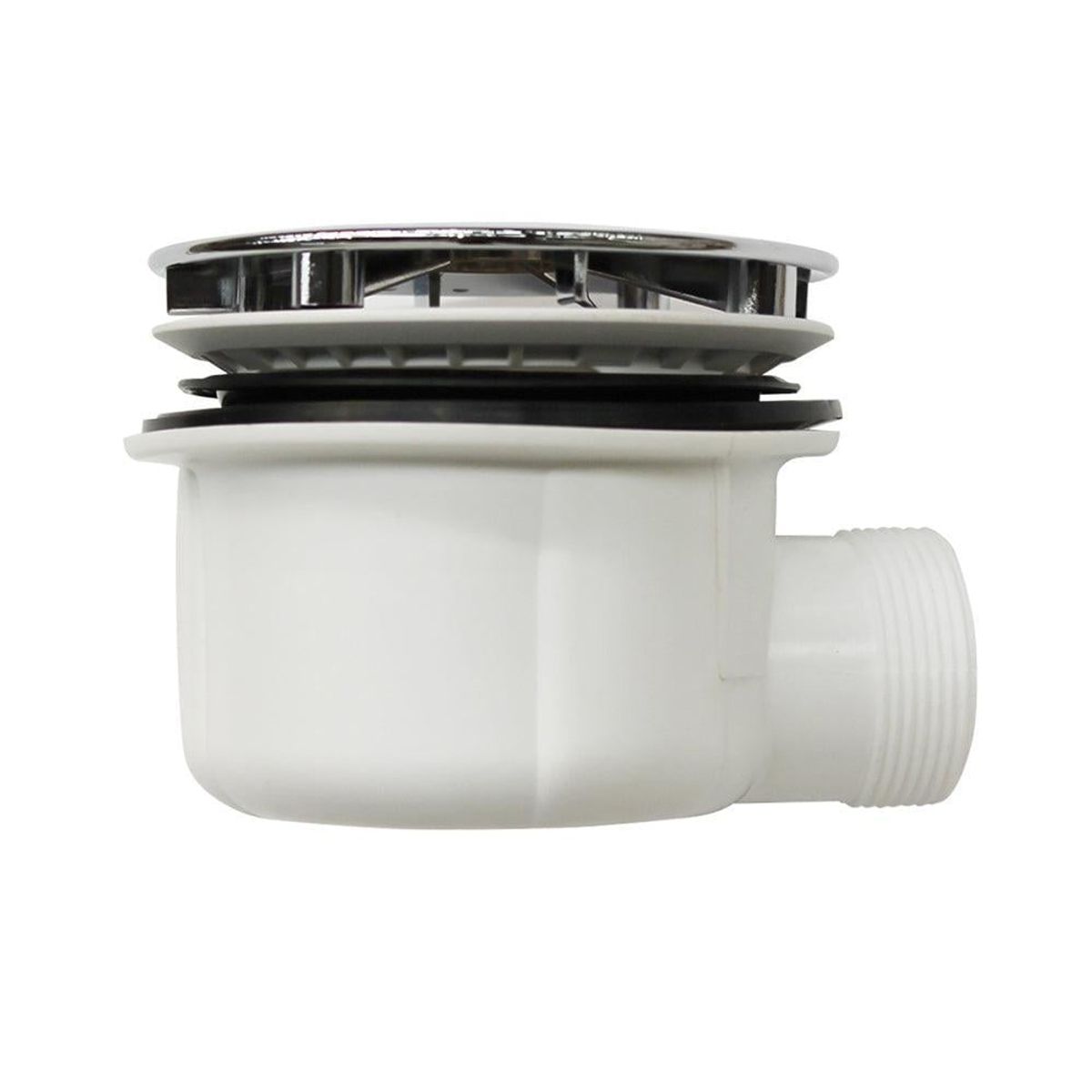 STRETTO - Desagüe Receptáculo Acrílico Circular con Sifón