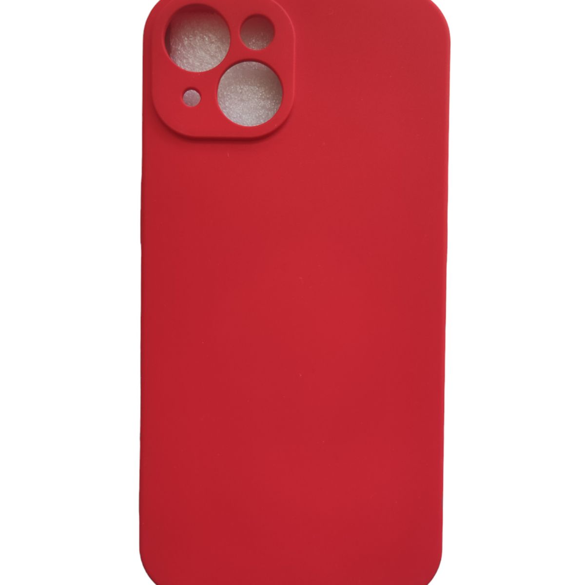 GENERICO - Carcasa Silicona Colores Para Iphone 14 - Rojo