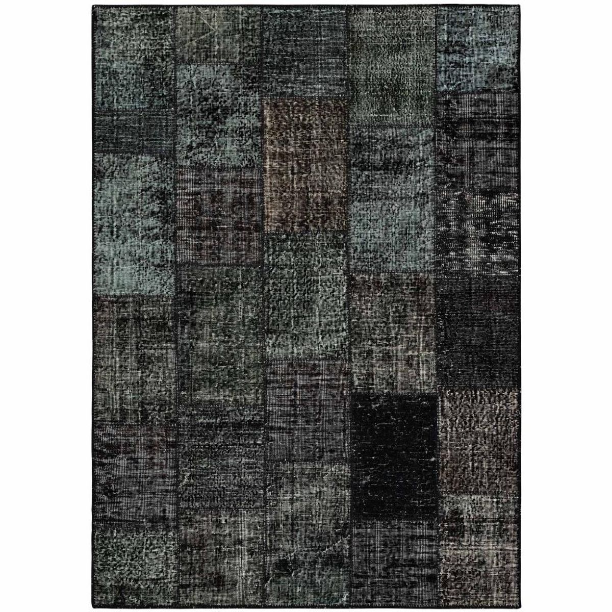 RUGS CL - Alfombra Rugscl Patchwork Negro 142x202 6952AT