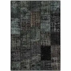 RUGS CL - Alfombra Rugscl Patchwork Negro 142x202 6952AT