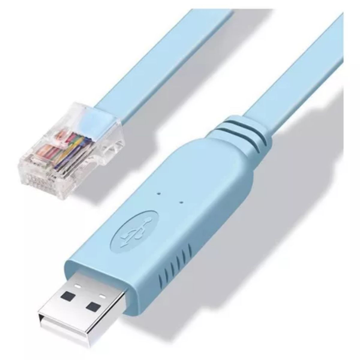 GENERICO - Cable Consola Cisco Usb A Rj45 180cm Conexión Directa Usb