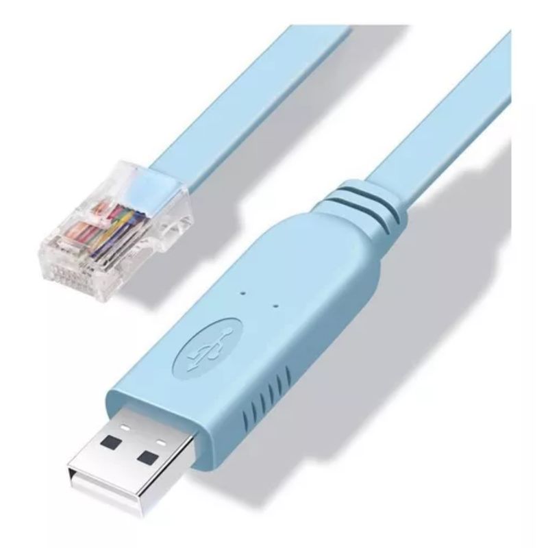 GENERICO - Cable Consola Cisco Usb A Rj45 18m Conexión Directa Usb