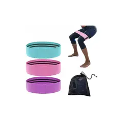 GENERICO - Set 3 Bandas Elásticas Resistencia Ejercicio Entrenamiento