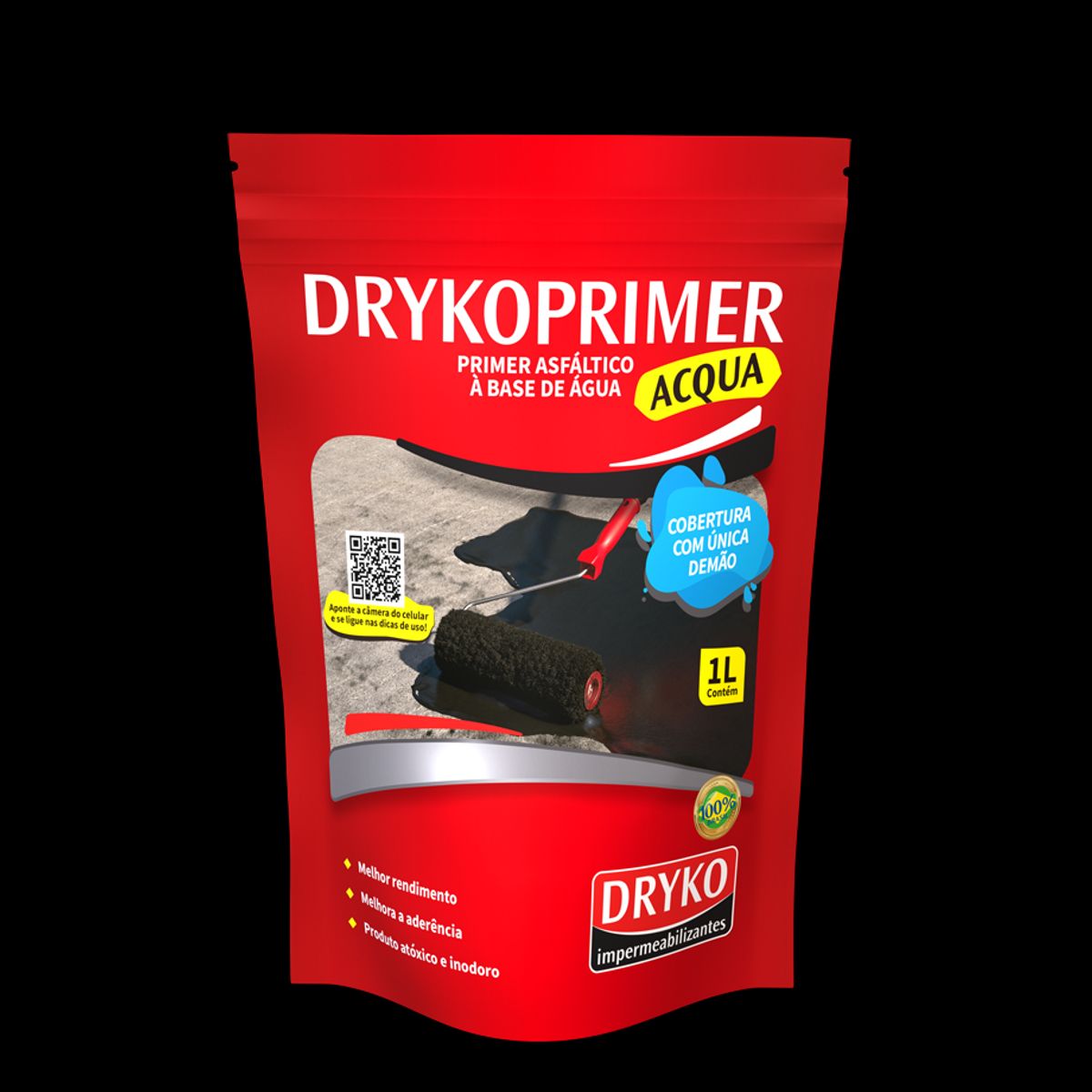 GENERICO - Emulsión asfáltica Dryko Primer ACQUA 1 Lts - Imprimante