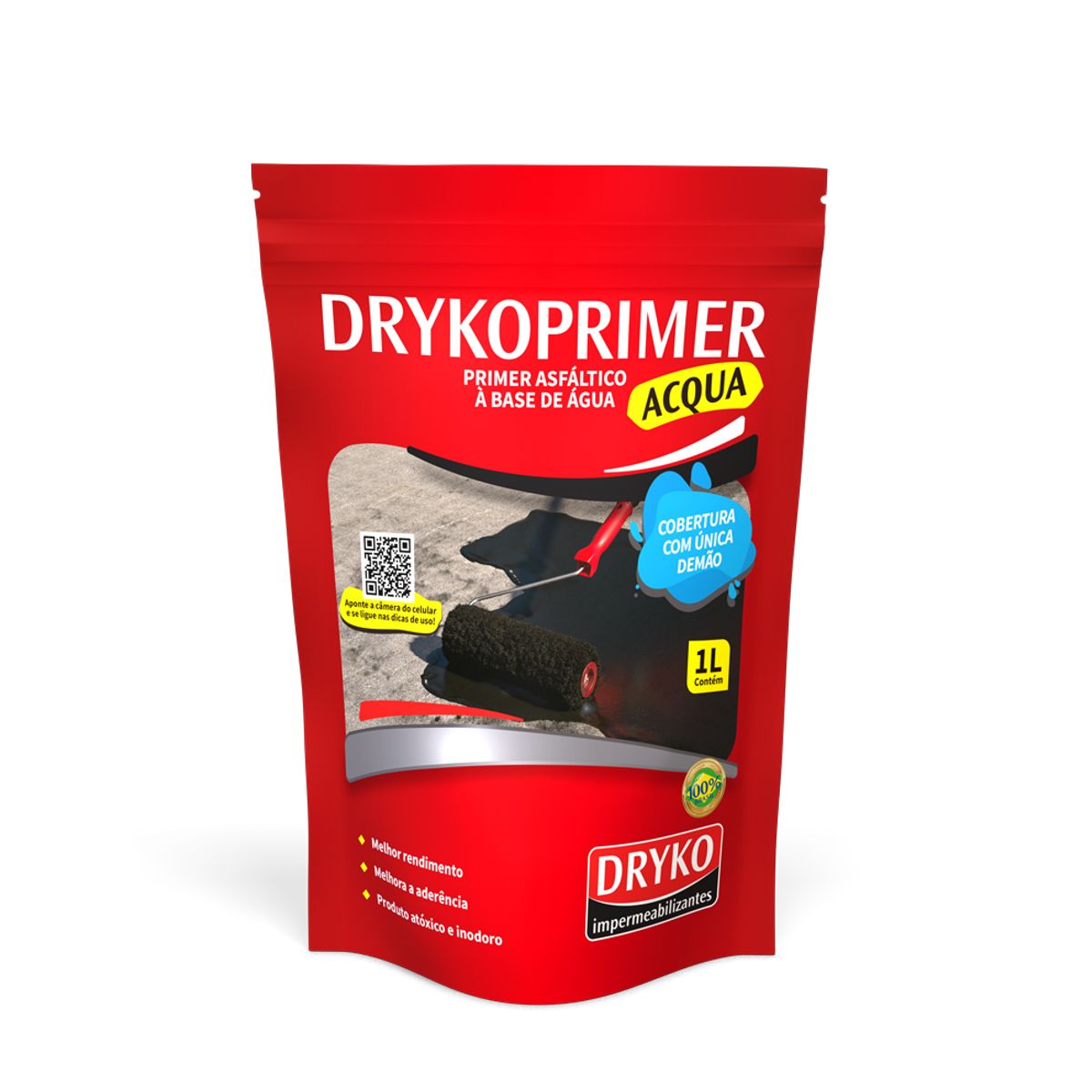 GENERICO - Emulsión asfáltica Dryko Primer ACQUA 1 Lts - Imprimante