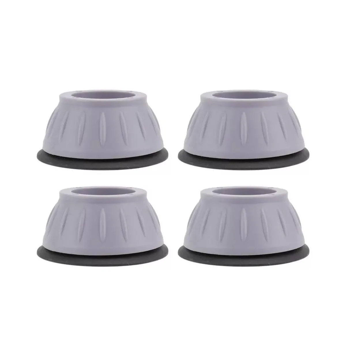 GENERICO - 4 Almohadillas Antivibración para Lavadora Protector de Piso