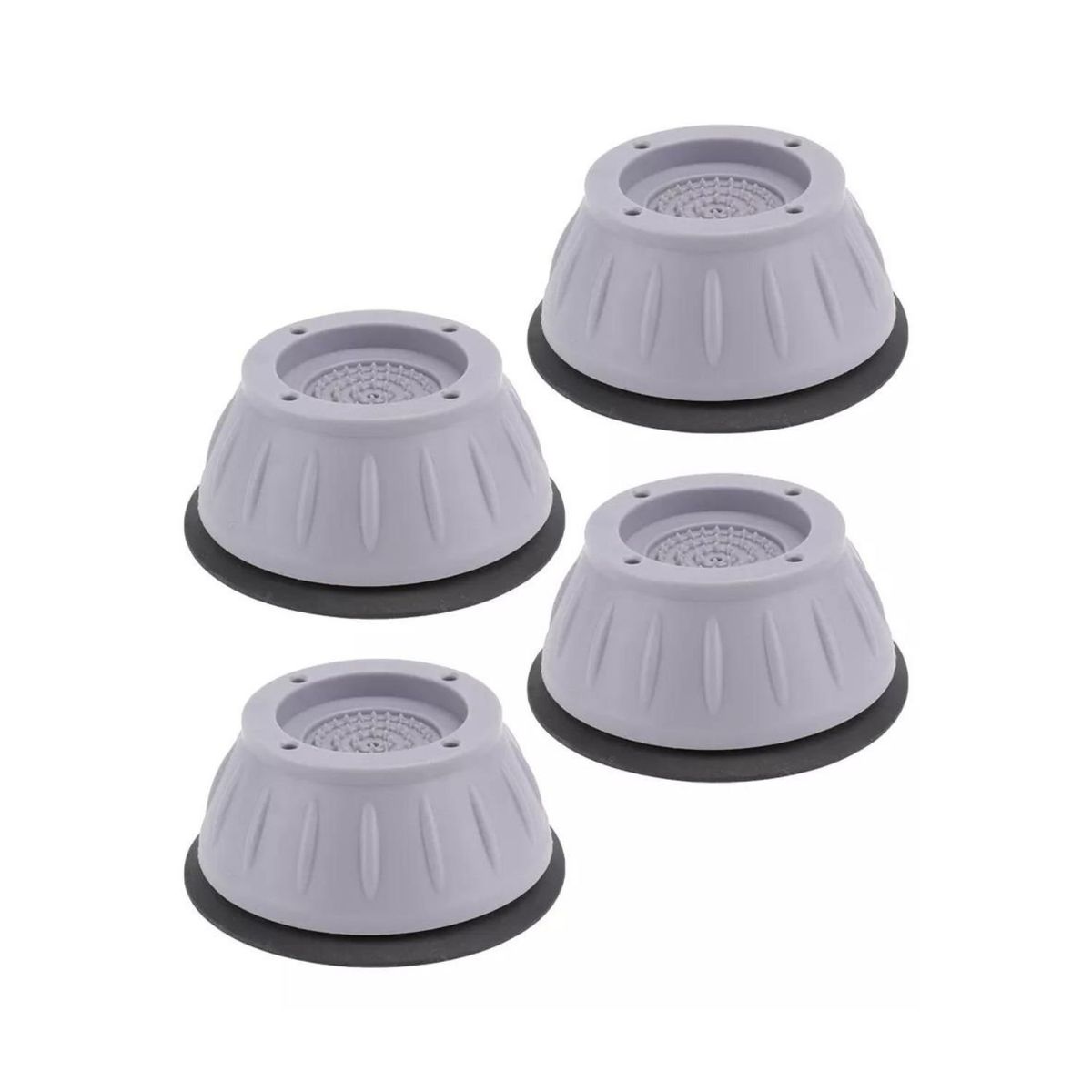 GENERICO - 4 Almohadillas Antivibración para Lavadora Protector de Piso
