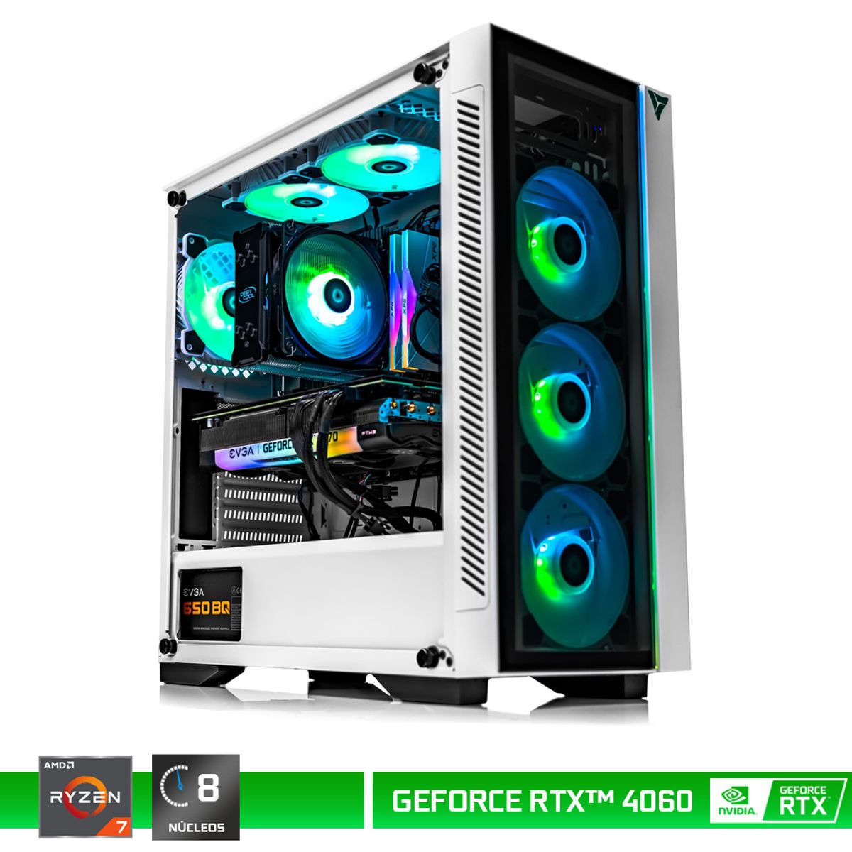 MYBOX - PC GAMER MYBOX AMD Ryzen 7 5700X3D - VIDEO NVIDIA Geforce RTX 4060 8GB