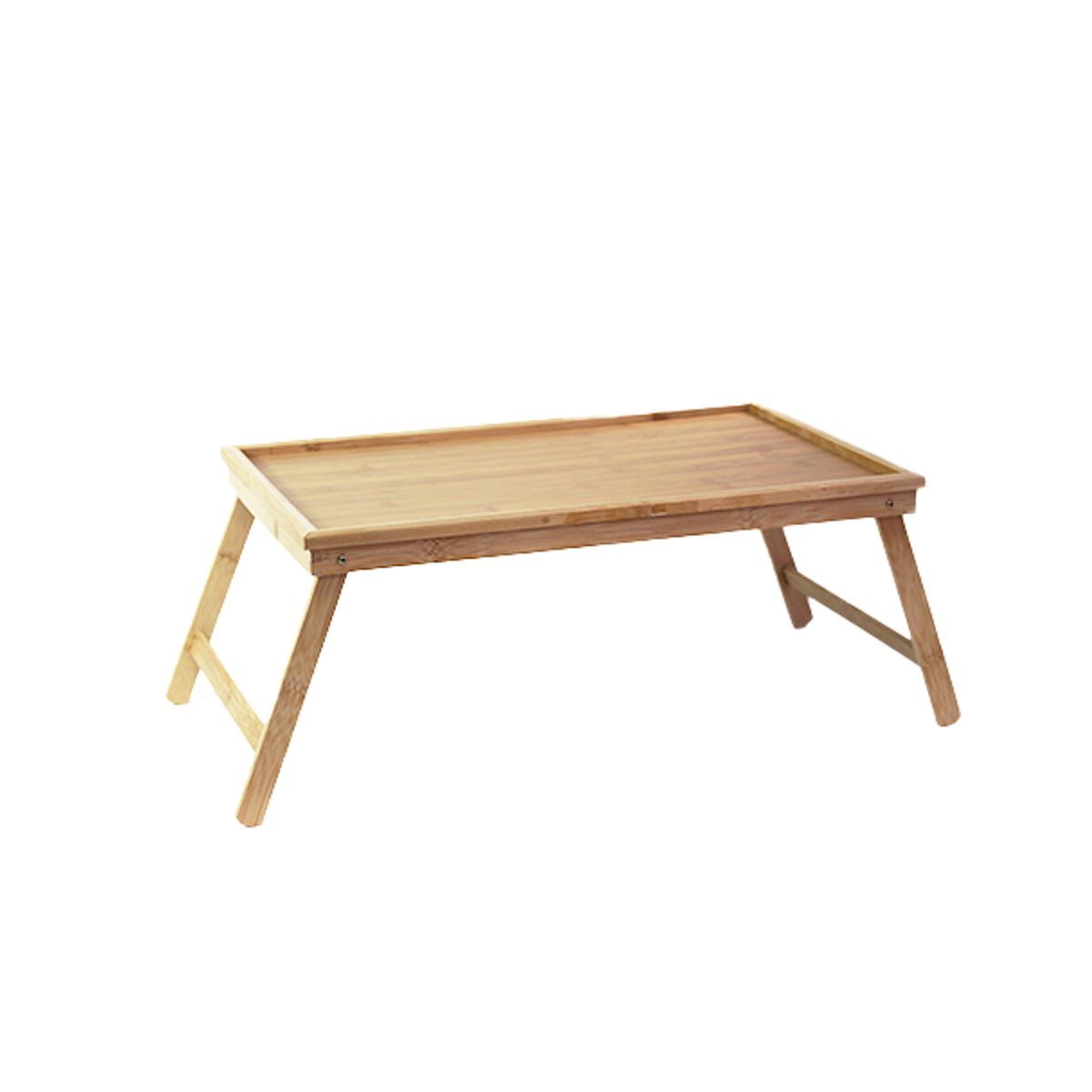 NEWTREE - Bandeja De Desayuno Mesa Para Servir Plegable De Bambú