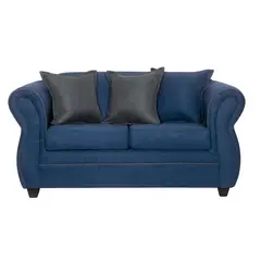 GENERICO - Sofa 2 Cuerpos Emili Azul