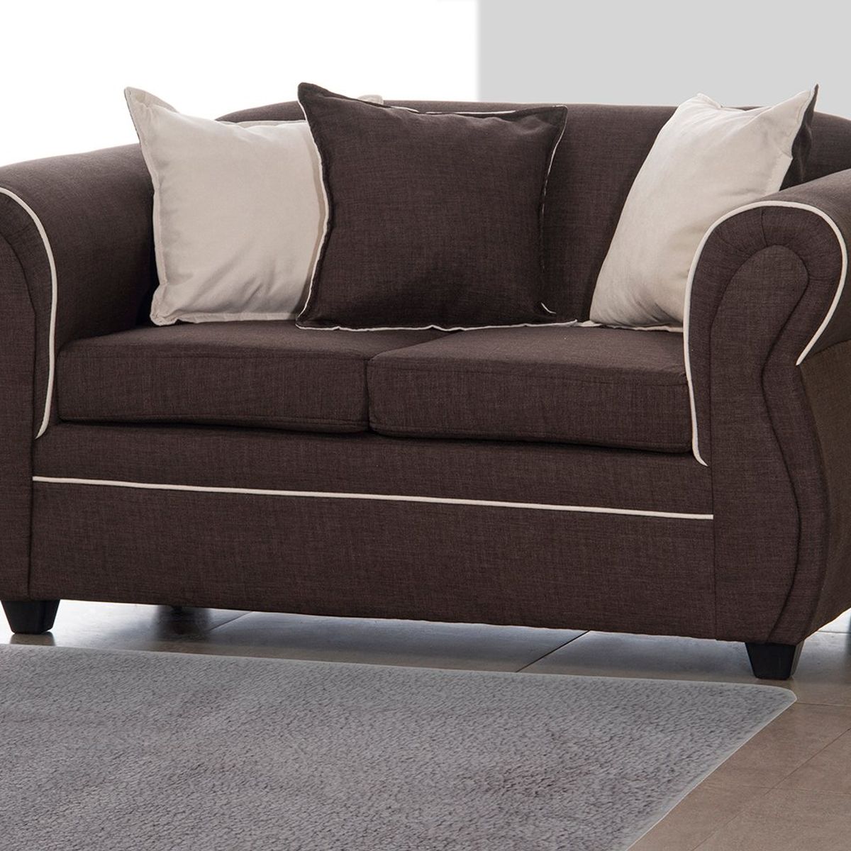 BLACK FACTORY - Sofa 2 Cuerpos Emili Cafe